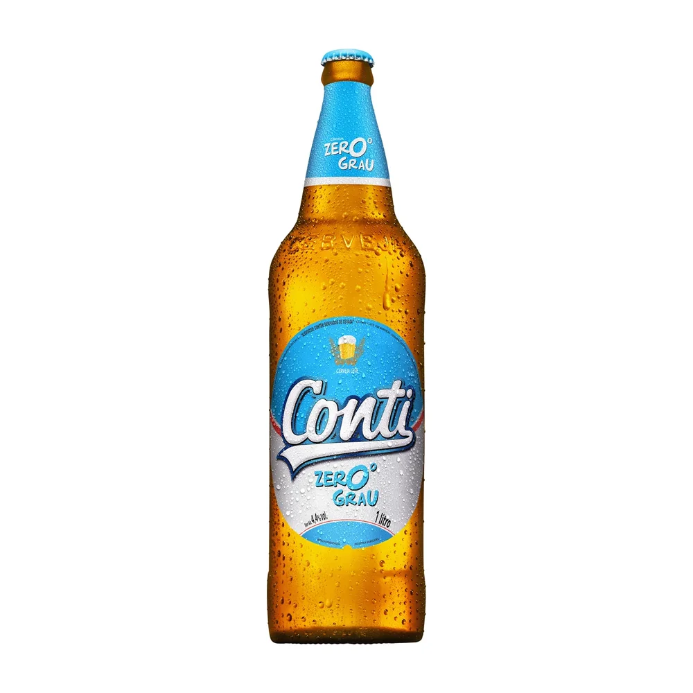 CERVEZA ZERO GRAU 12X1L - VIDRO RETORNAVEL