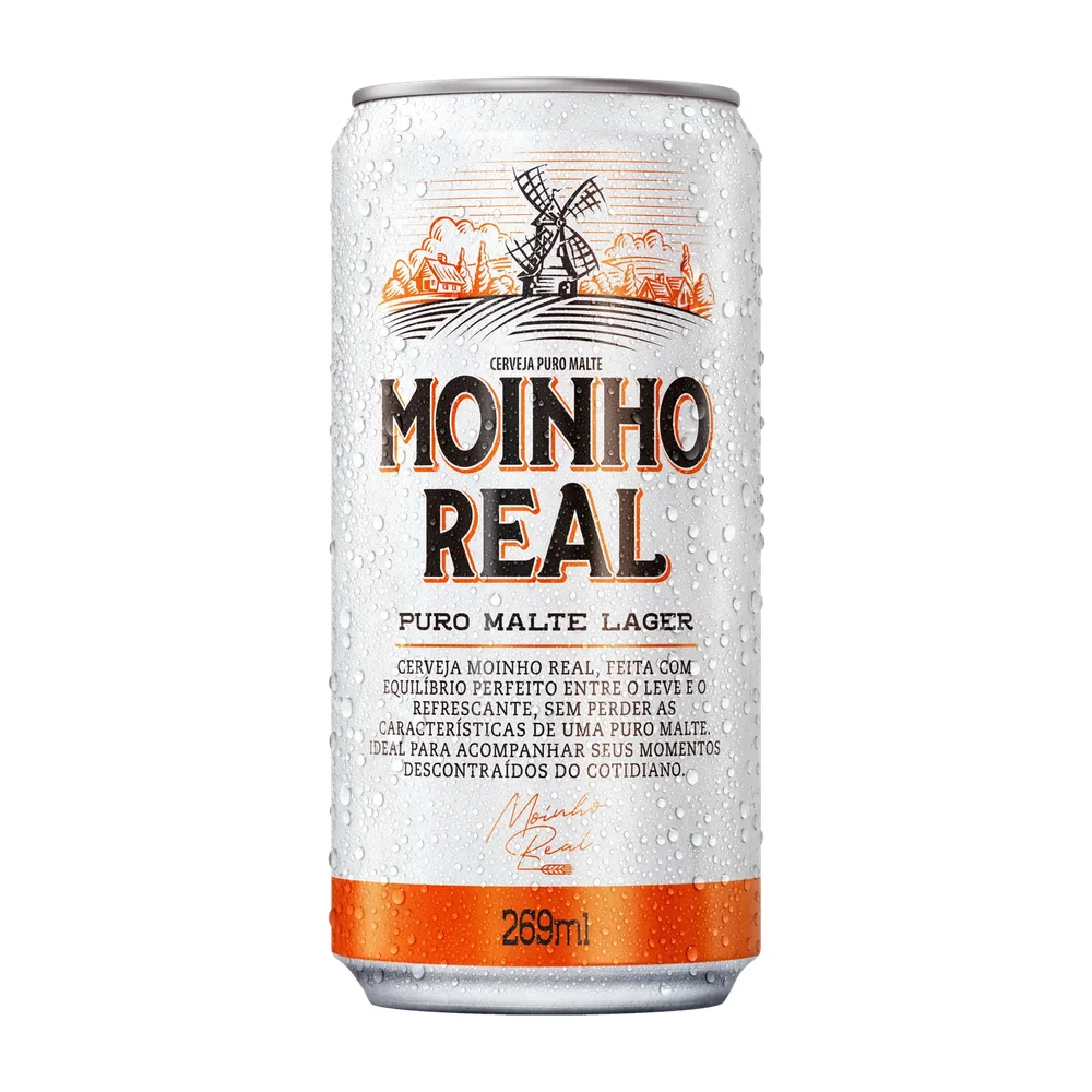 CERVEZA MOINHO REAL 12X269 ML PURO MALTE