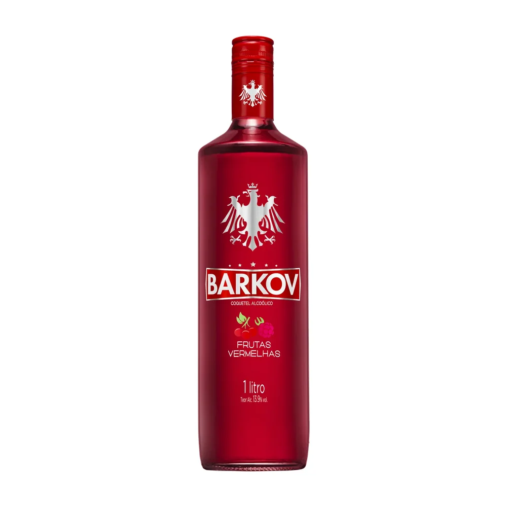 VODKA BARKOV FRUTAS ROJAS 6X1000ML