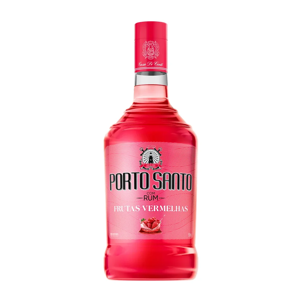 RUM PORTO SANTO FRUTAS VERMELHAS 6X900ML VDR DESCARTAVEL