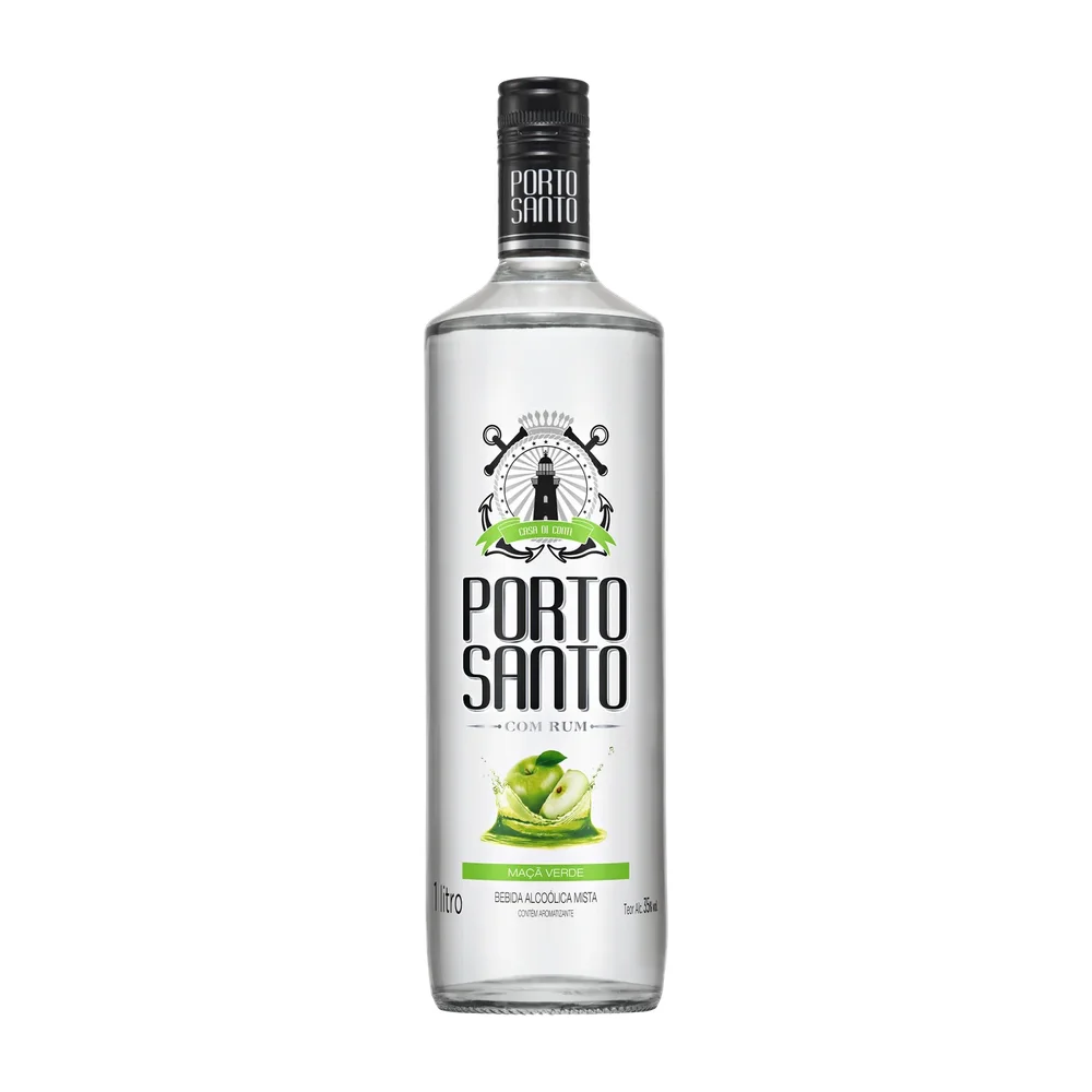 RUM PORTO SANTO MACA VERDE 6X1 L VD DESC.
