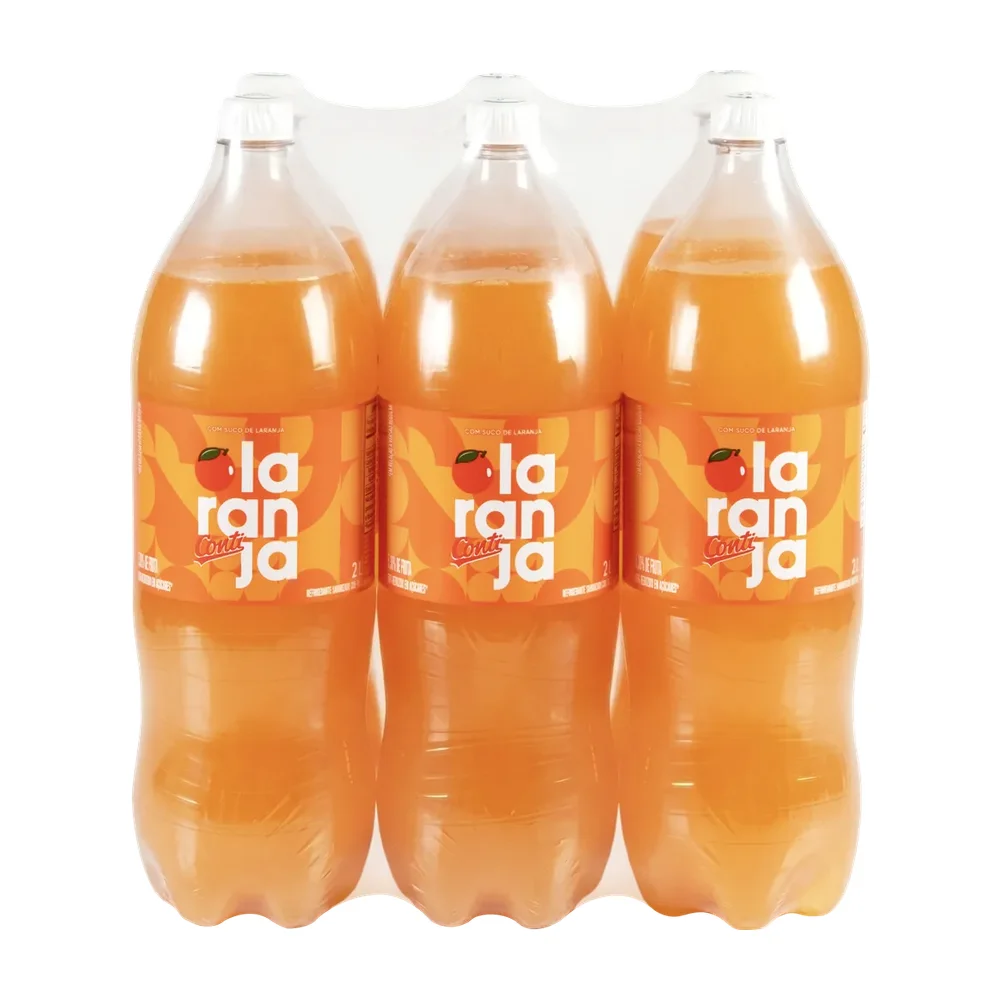 GASEOSA TAUBAIANA LARANJA 6X2L PET DESCARTAVEL