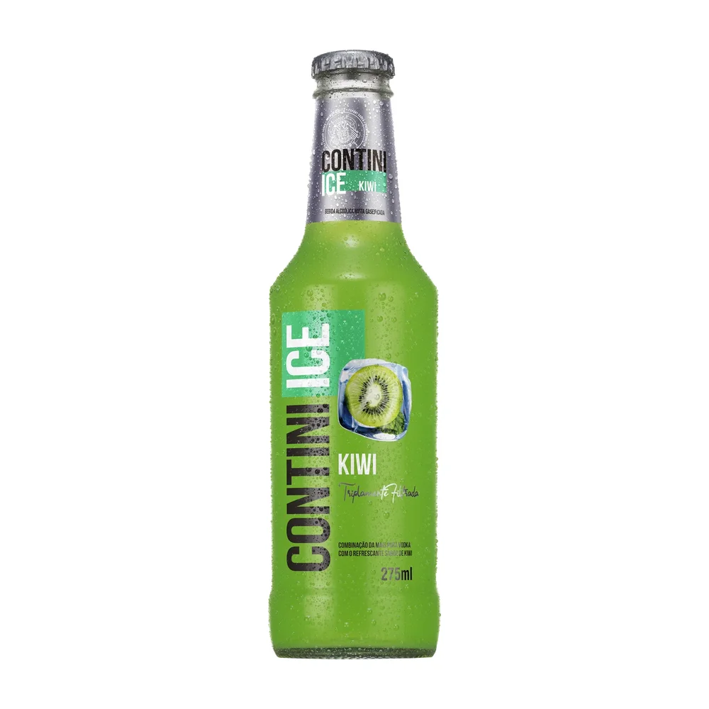 CONTINI ICE KIWI 6X275ML - VIDRO DESCARTAVEL