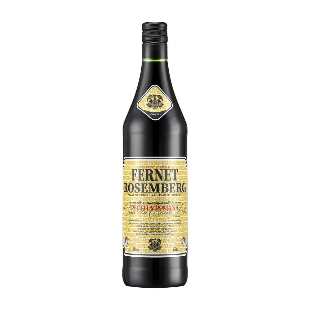 FERNET ROSEMBERG 950ML UNIDADE VDR DESCARTAVEL