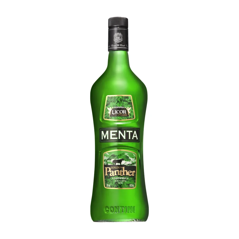 LICOR DE MENTA GOLDEN PANTHER 900ML UNIDADE