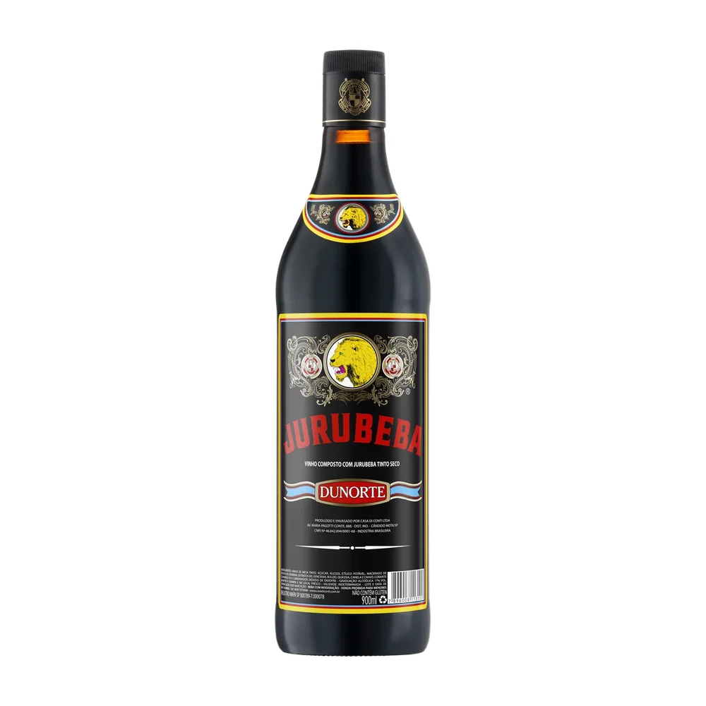 JURUBEBA DUNORTE VINHO COMPOSTO 6X900 ML-VIDRO DESCARTAVEL